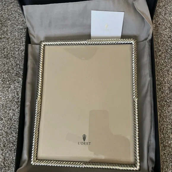 L'Objet Elegant Silver Rope Frame - Picture 6 of 10